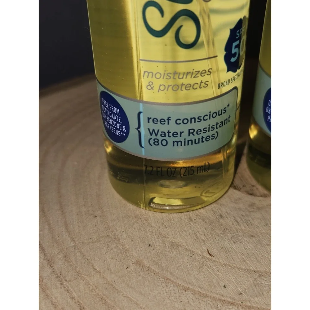 LOT OF (2) KROGER OIL SPRAY BROAD SPECTRUM SPF 50 SUNSCREEN‎ 7.2 FL OZ~RARE